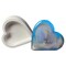 6"X 6.5"-Deep 2" Vertical Heart Paperweight Mold Glass Fusing
